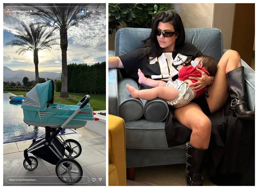 Kourtney Kardashian z wózkiem Cybex Priam Car z kolekcji Jeremy Scott – styl i funkcjonalność